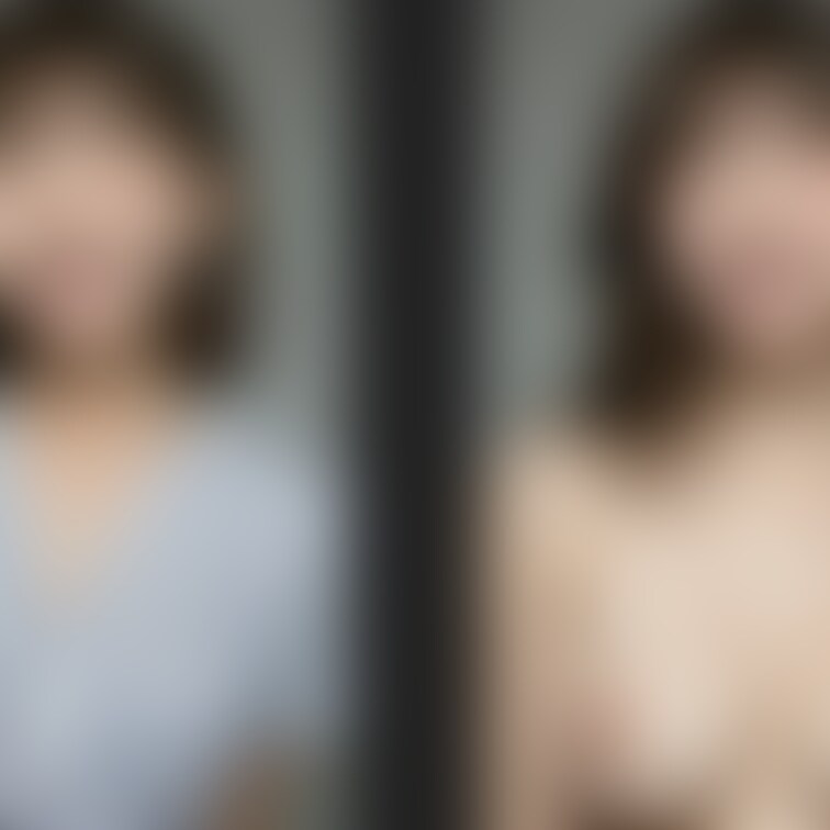 着衣と脱衣を並べた画像です。画像№609