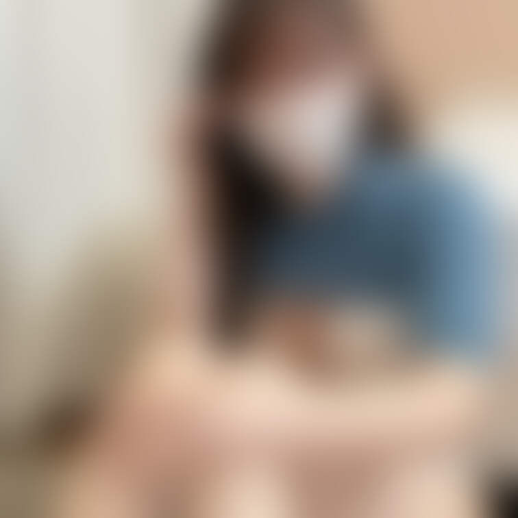 らぶプラン😷目元出し💕黒ストぱんつぬぎぬぎ…