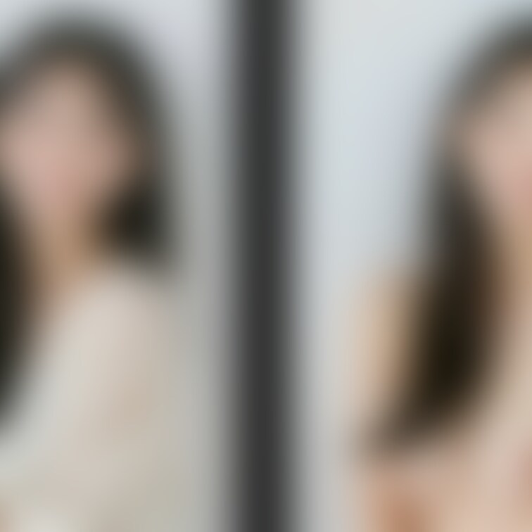 着衣と脱衣を並べた画像です。画像№384