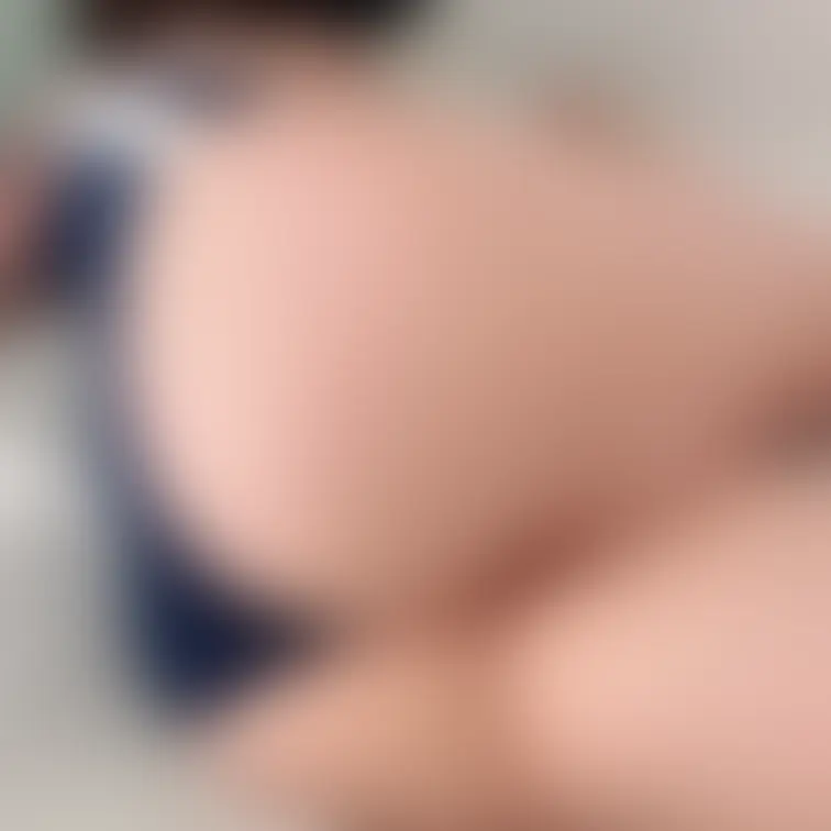 穴空き水着でお尻も乳首も😘
