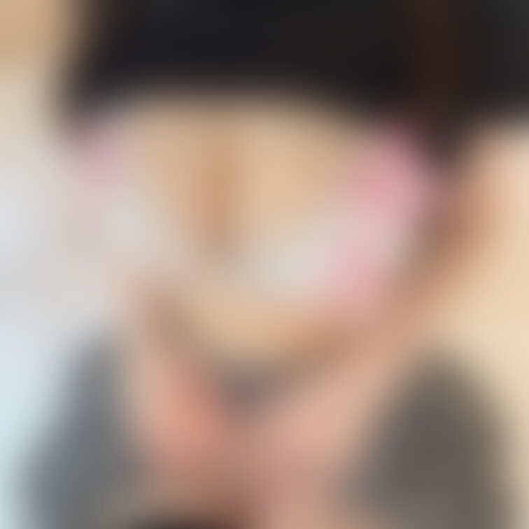 最後は黒ストごしに…みえる🙈？
