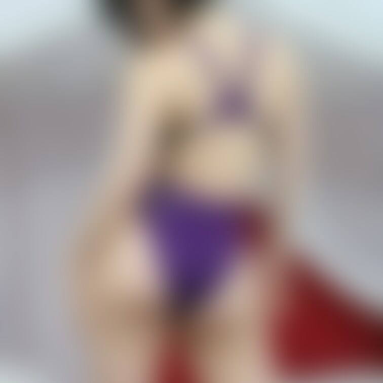 アリーナ競泳水着（黒×青紫）
【単品販売対応】有料プラン（S・P）限定