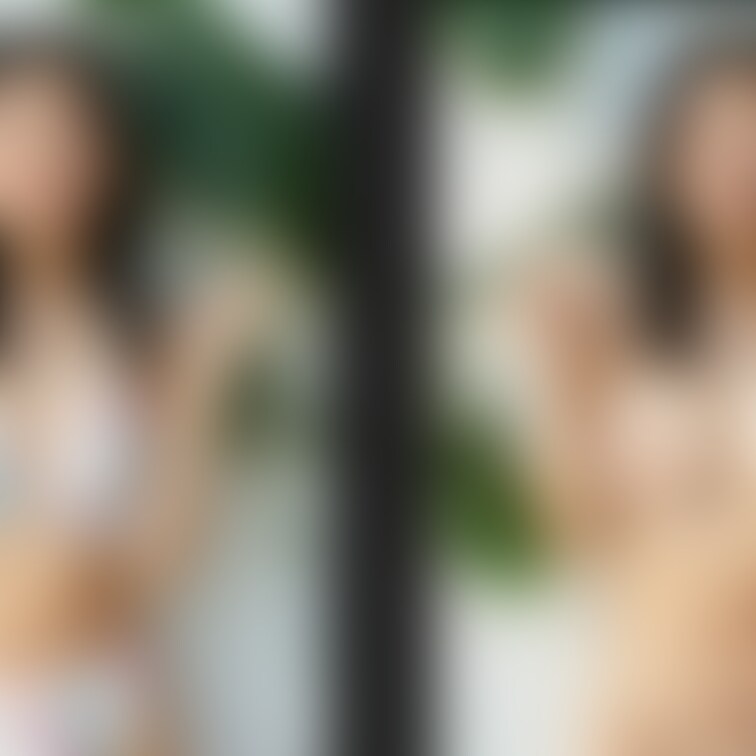 着衣と脱衣を並べた画像です。画像№699