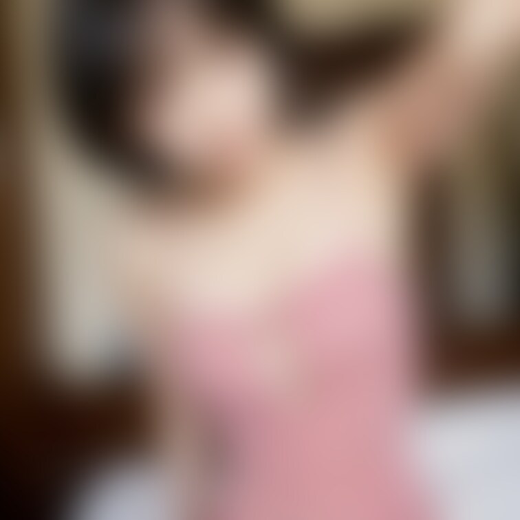 チェック柄の女