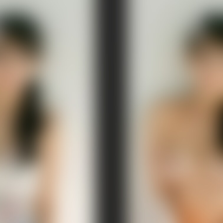 着衣と脱衣を並べた画像です。画像№630