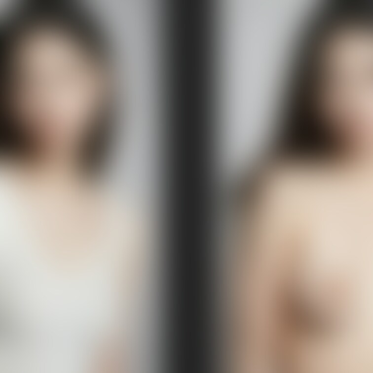 着衣と脱衣を並べた画像です。画像№798