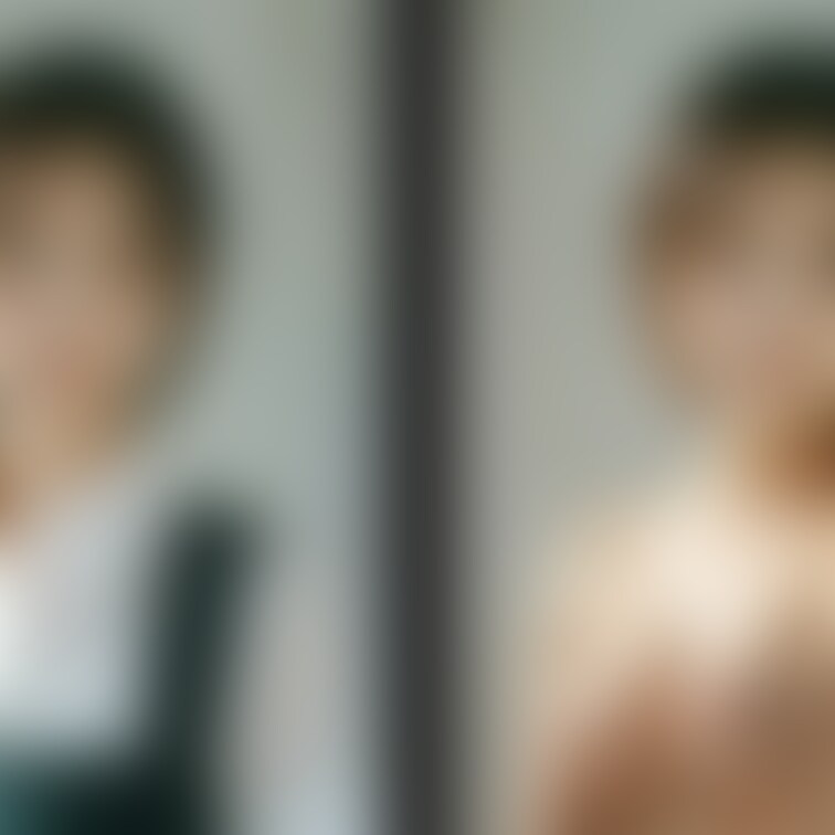 着衣と脱衣の並べた画像です 画像№1506