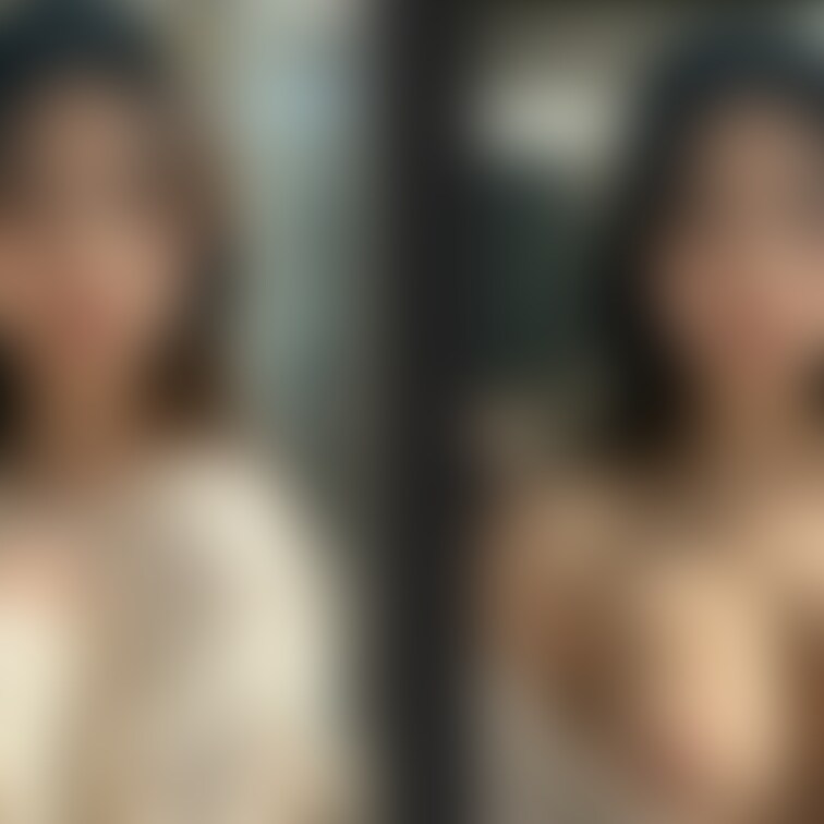 着衣と脱衣を並べた画像です。画像№120