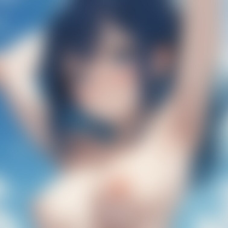 【まりさ】海でバンザイ