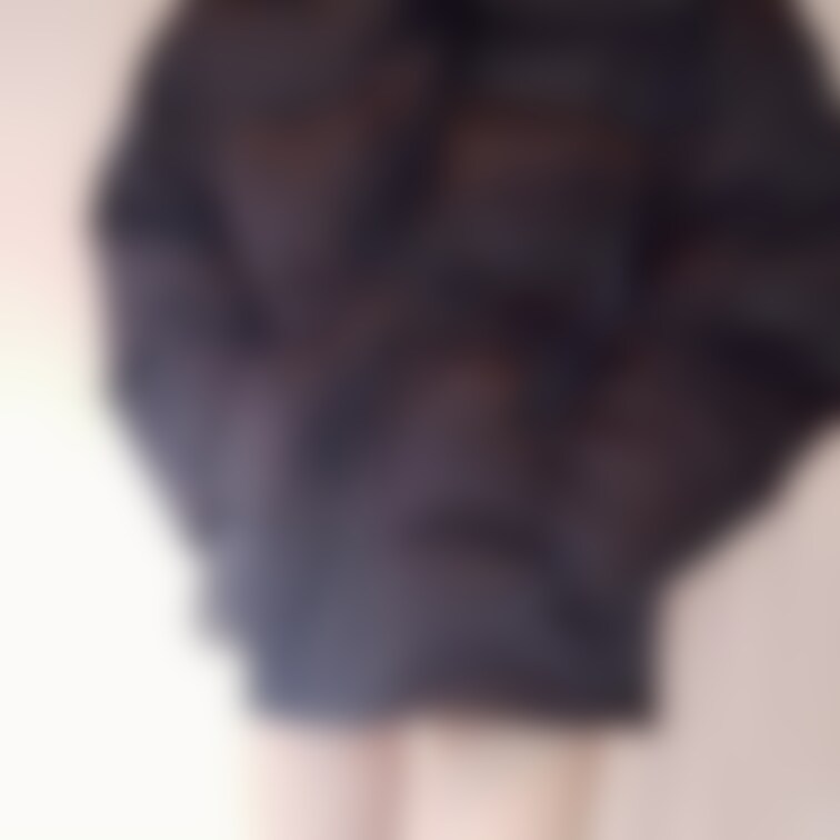 ダウンジャケットの下は裸！に透け透けティーバック♥おっぱいマッサージしつつ・・・？
