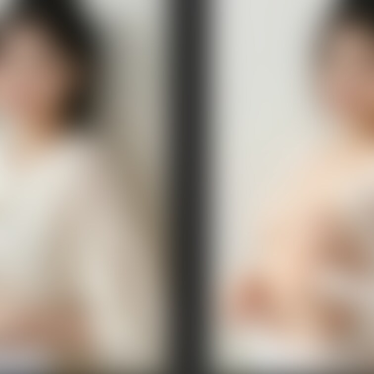 着衣と脱衣を並べた画像です。画像№532