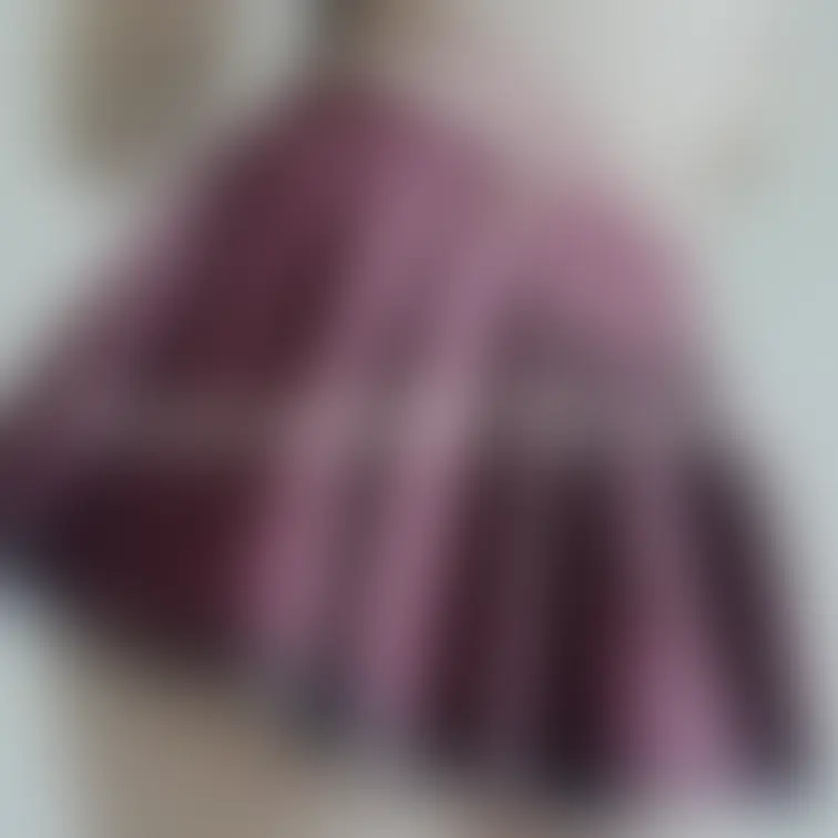 ミニスカプリーツとレースの組み合わせはかわいい🥰