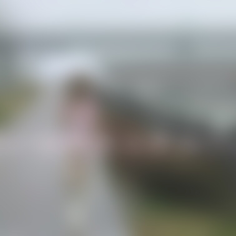 雨の中で・・・