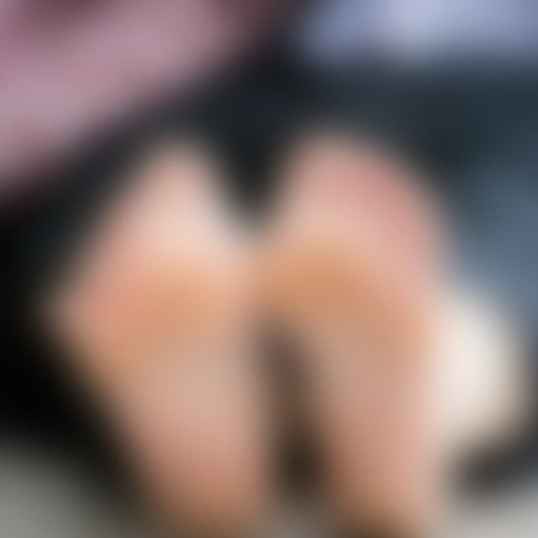 歩いた後の足裏