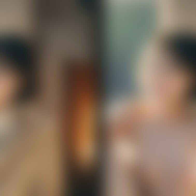 画像№1345   着衣と脱衣を並べた画像です    ※有料プラン用