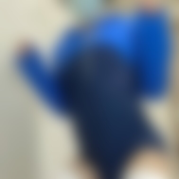 昔の青い服…!!