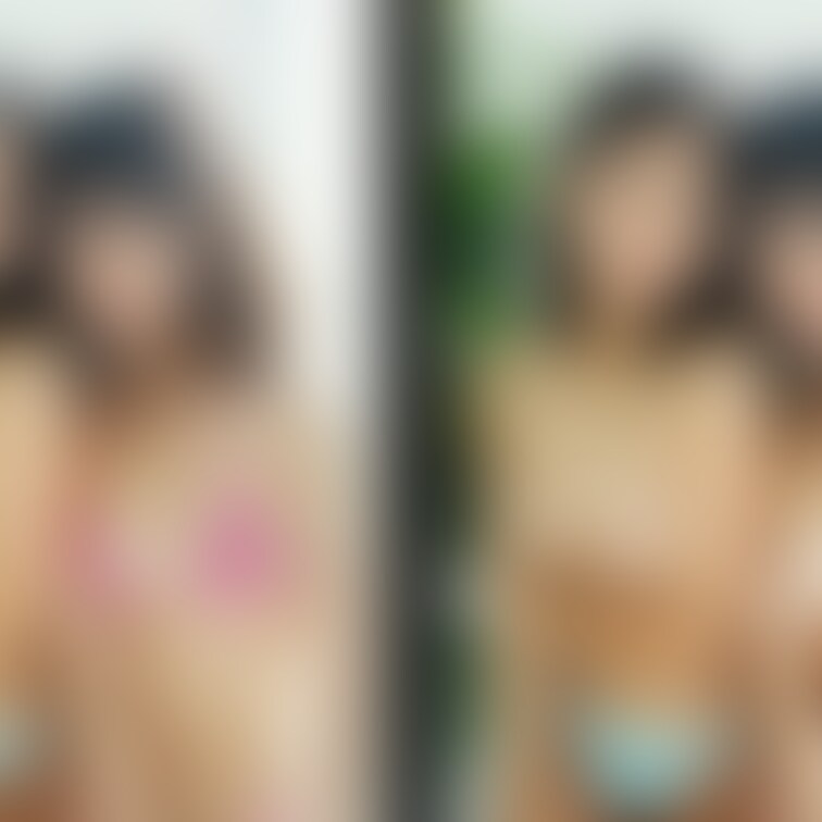 着衣と脱衣を並べた画像です。画像№744
