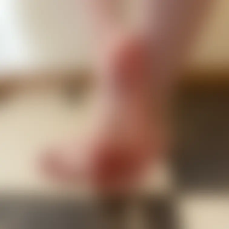片足立ちで