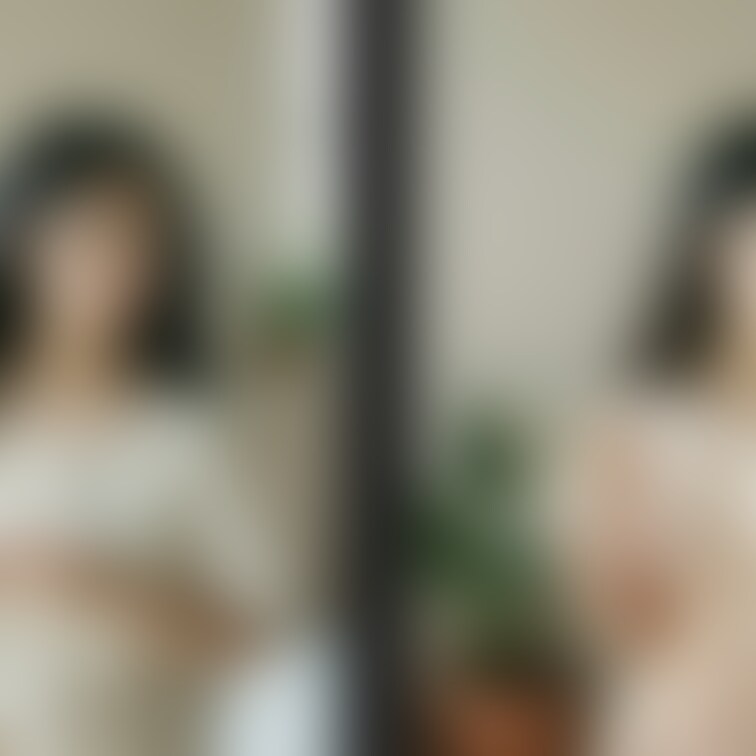 着衣と脱衣の並べた画像です    画像№1572