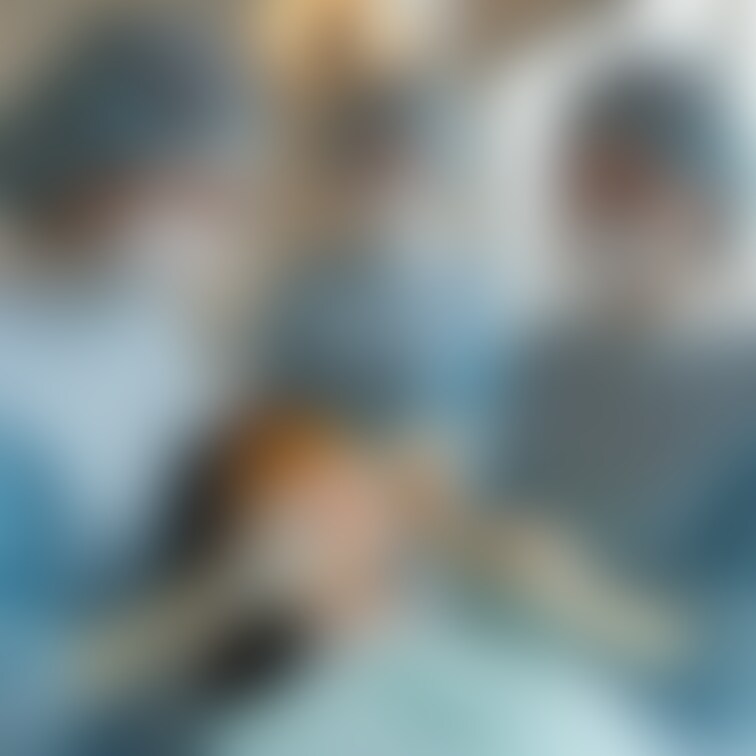 大学病院にて学生達の実習