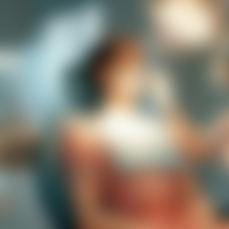 女装して歯科治療を受ける男性