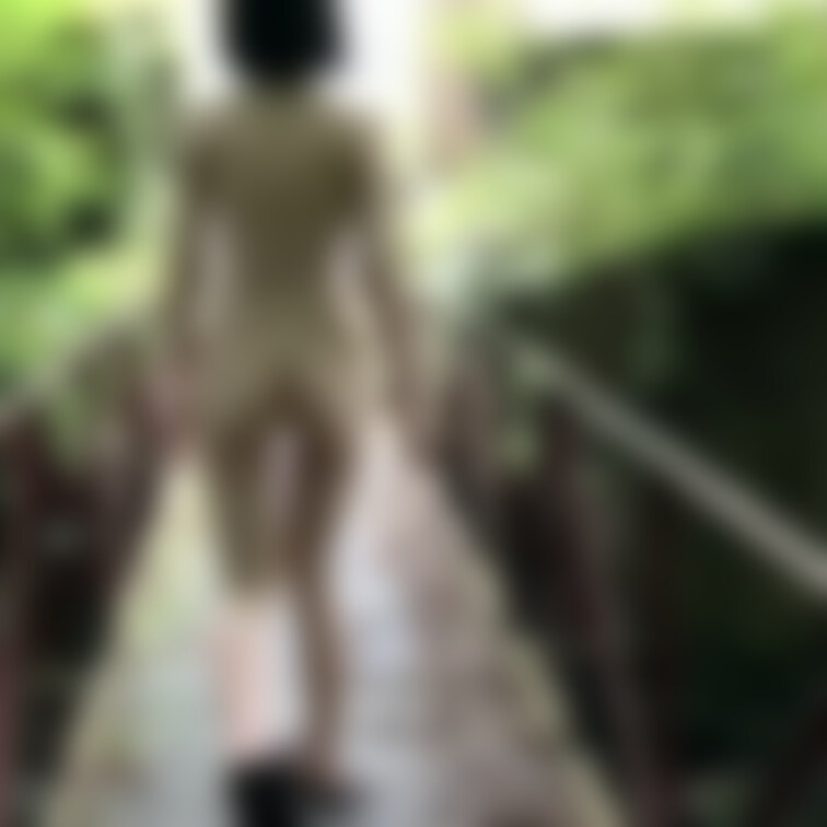 混浴温泉で誰も居ないしノータオル☺️