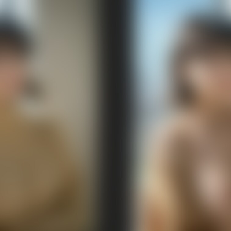 着衣と脱衣の並べた画像です    画像№ 1412