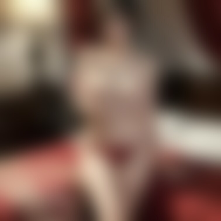 夜の赤い情熱💓
赤いランジェリーをまとった女性が、ベッドの前で大胆なポーズを見せています。温かい照明と深紅のカーテンが