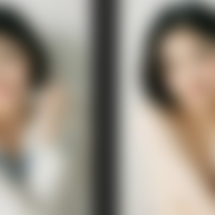 着衣と脱衣を並べた画像です。画像№920