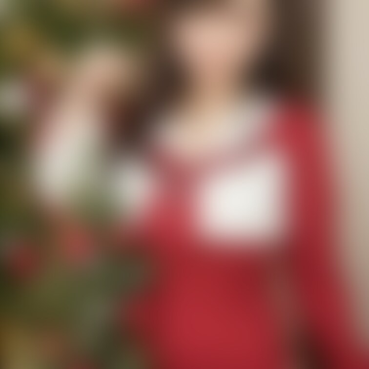 奥様サンタコスプレ