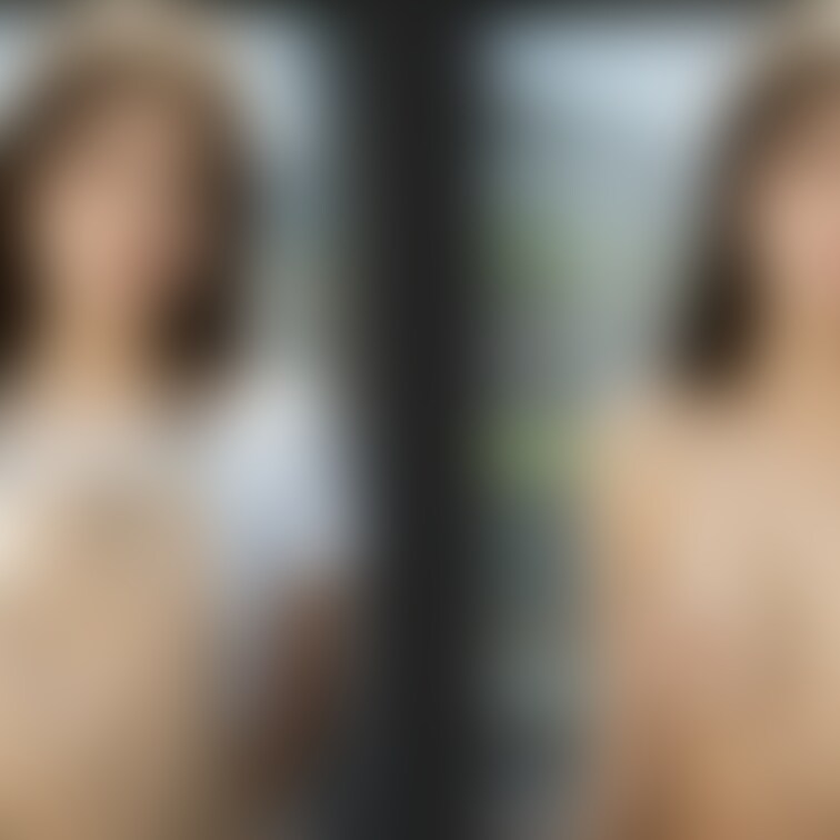 着衣と脱衣を並べた画像です。画像№398