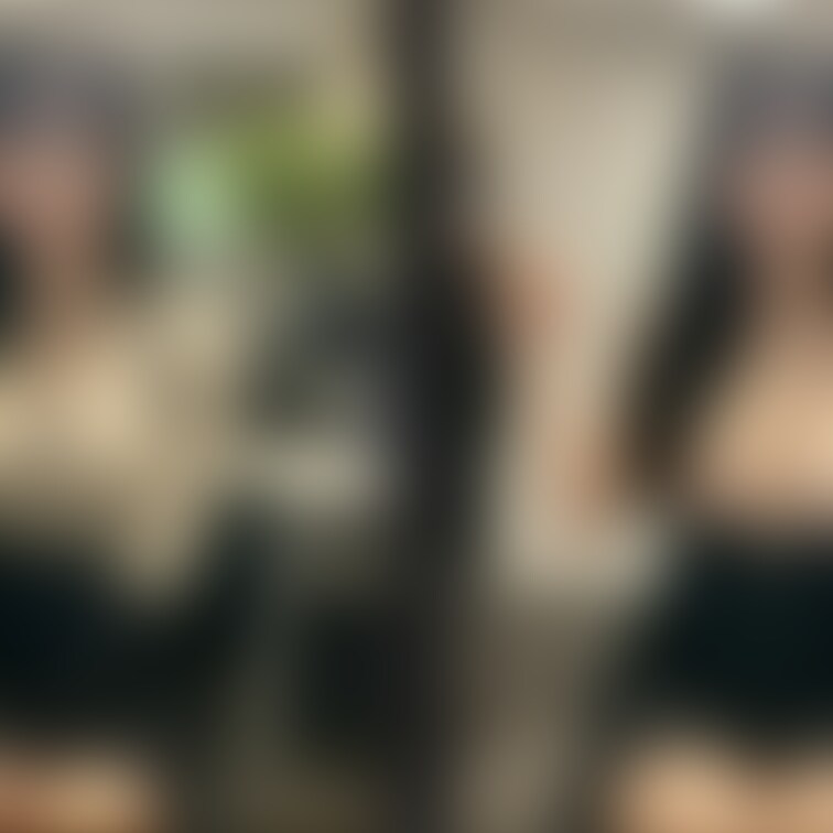 着衣と脱衣を並べた画像です。画像№981 ※指破損