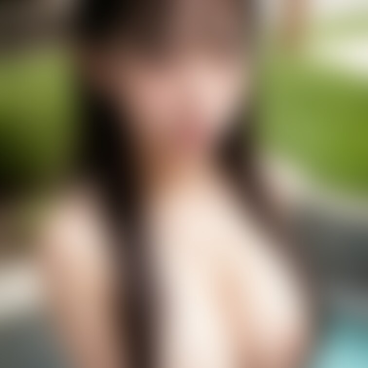 巨乳美少女の野外露出