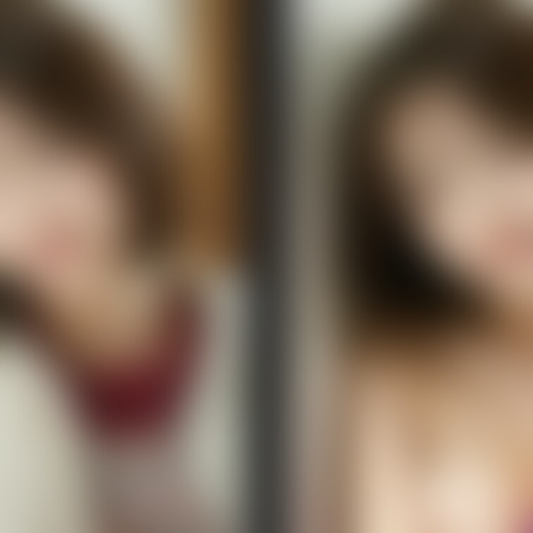 着衣と脱衣を並べた画像です。画像№1057