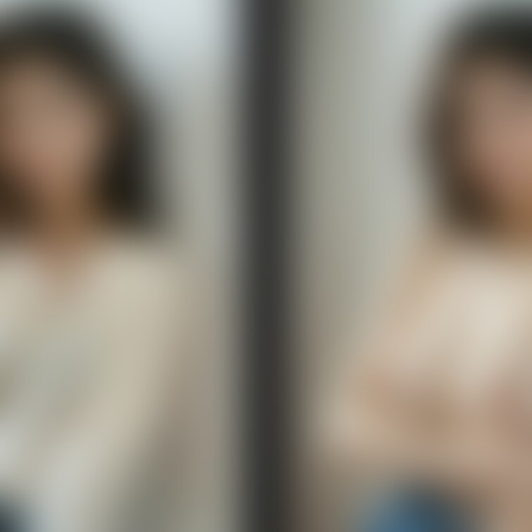 着衣と脱衣を並べた画像です。画像№943