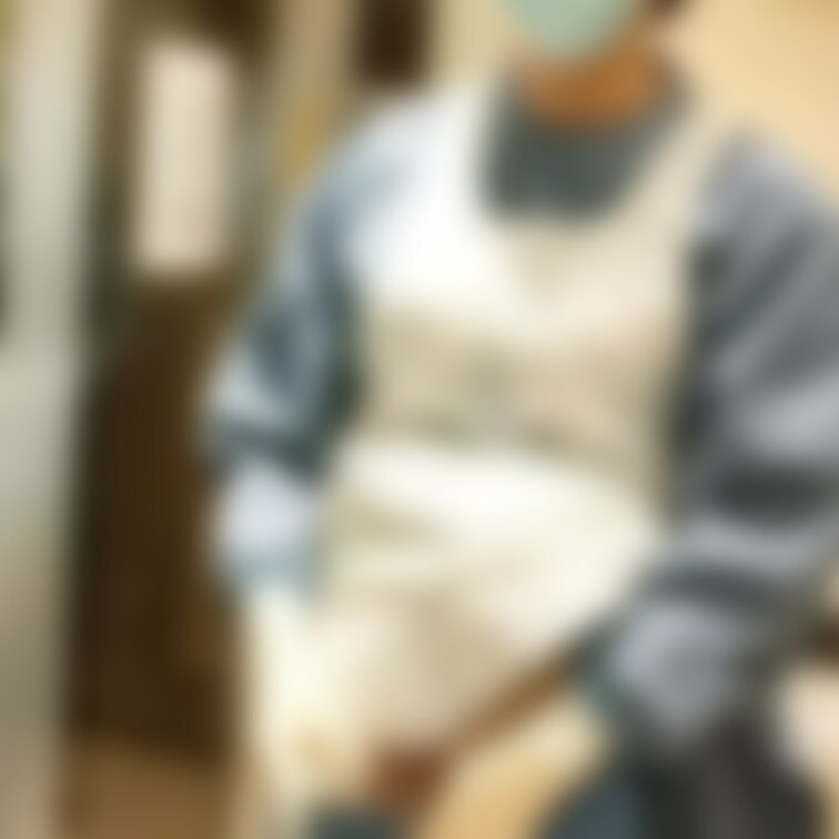 オペ着にゴム手袋でオナニー💓

