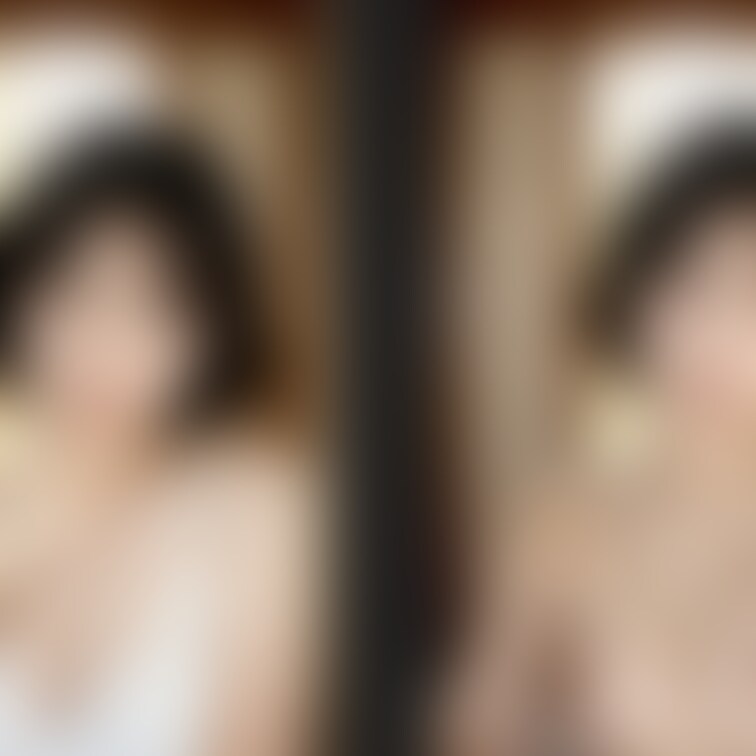 着衣と脱衣を並べた画像です。画像№73