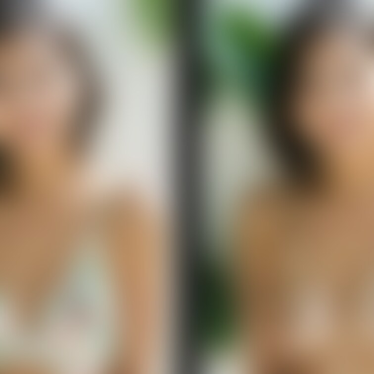 着衣と脱衣を並べた画像です。画像№724