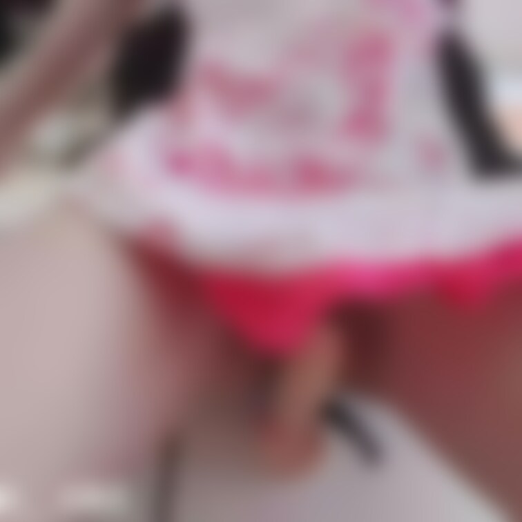 結合部丸見え🙈❤️キッチンエプロンセックス🍌(ディルド君と)