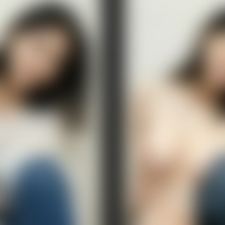 着衣と脱衣の並べた画像です    画像№1486