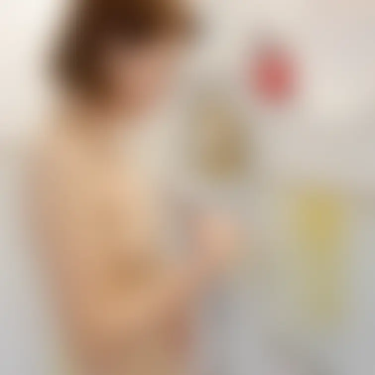 りりの全裸パーティー兼公開撮影での一枚。パーティー会場に向かう前にシャワーを浴びている姿です。このパーティーはシャワーを