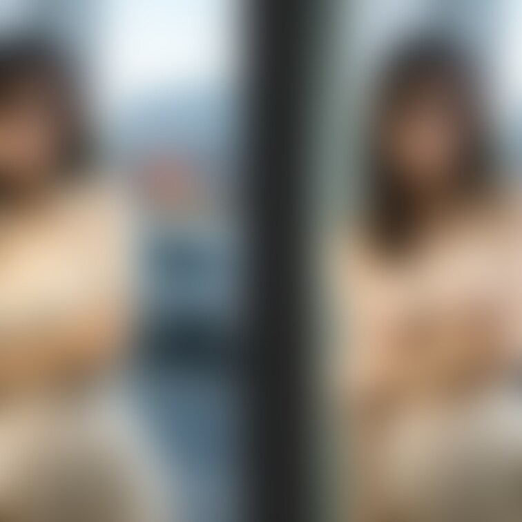 着衣と脱衣を並べた画像です。画像№227