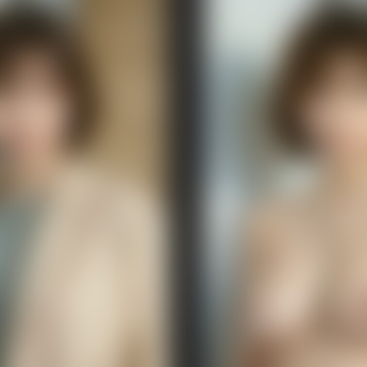 着衣と脱衣を並べた画像です。画像№1084