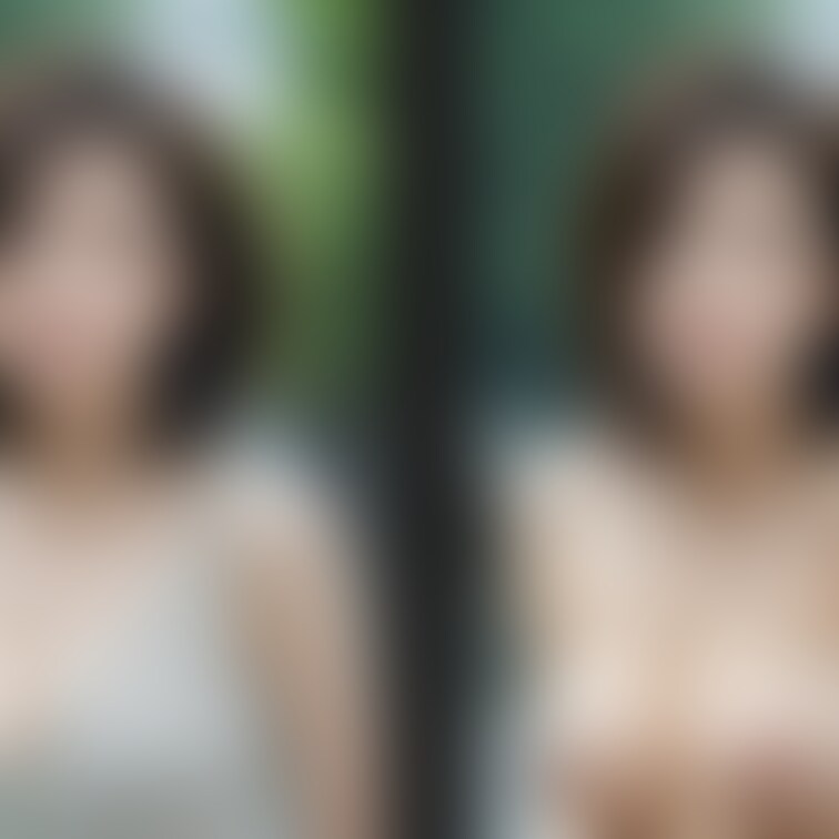 着衣と脱衣を並べた画像です。画像№103