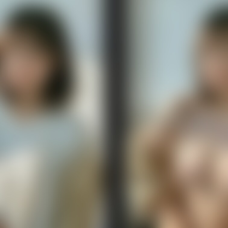 着衣と脱衣を並べた画像です。画像№1417