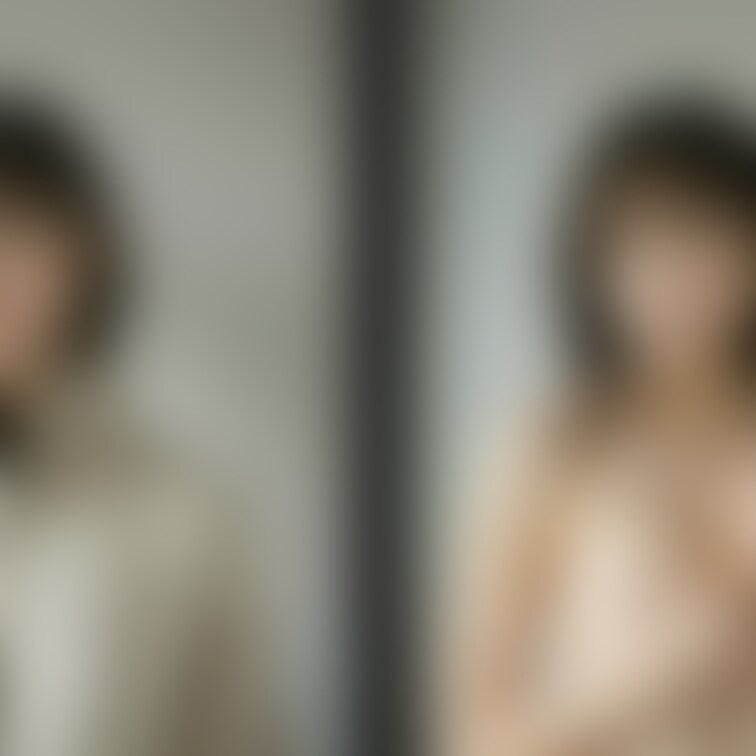 着衣と脱衣を並べた画像です。画像№1167
