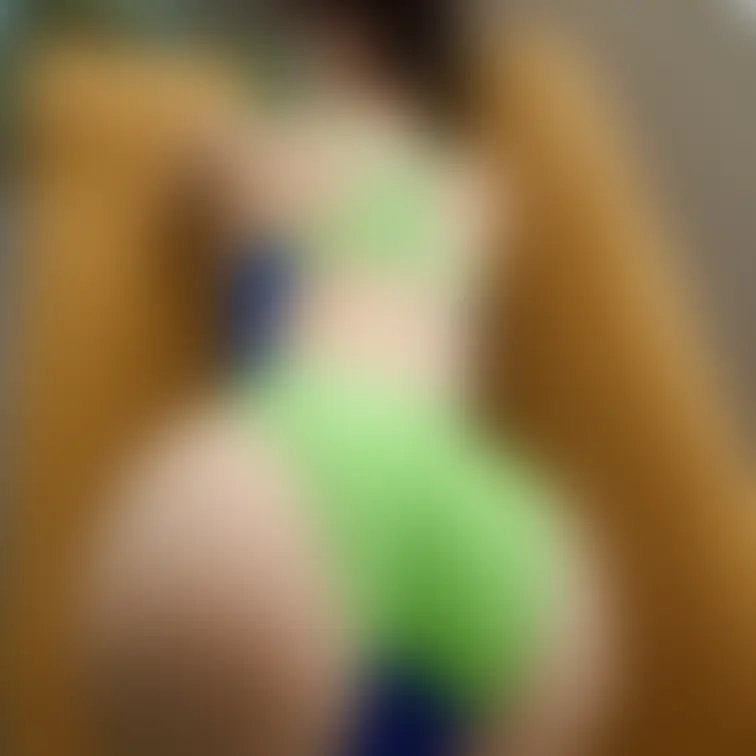 MIZUNO競泳水着💙💚お尻ドアップ🍑1