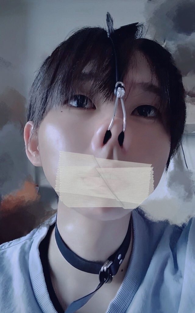 ドMすぎる♡すずのSMプレイ「よく鼻フックが似合うと褒めて貰えますがとてもうれしいです🥰」の投稿サムネイル