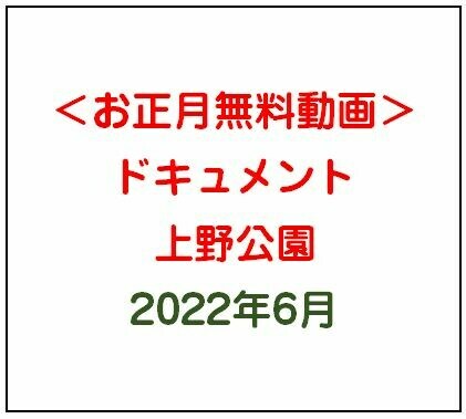 上野公園＃２　無料プランで見れます sample 1