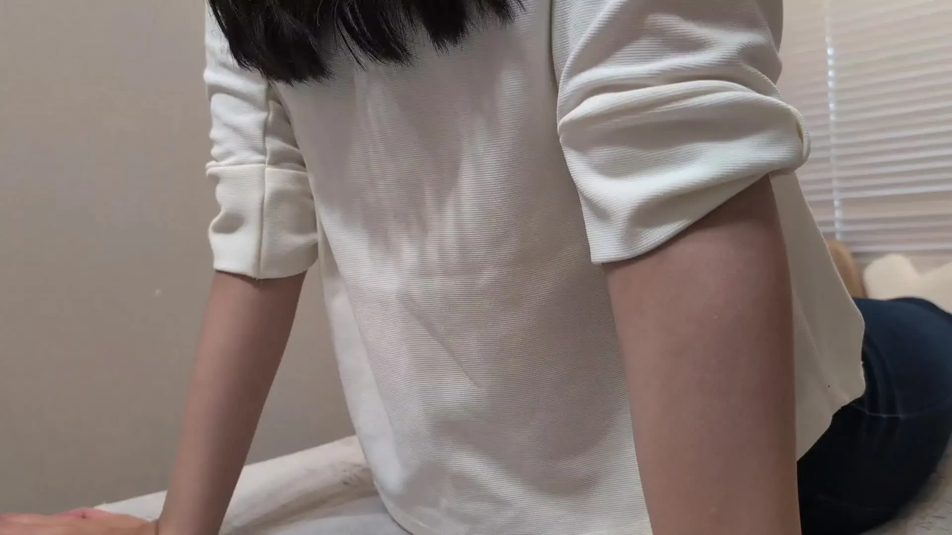 ボキーズフィットネス「1週間限定公開 Kを卒業したばかりのjdちゃんが再び来られました！ 勉強も頑張られているようで、肩もこっているようですね。」の投稿サムネイル